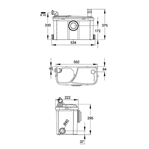 TRITURATORE WATERSAN WS3- WATEM- pezzi 1