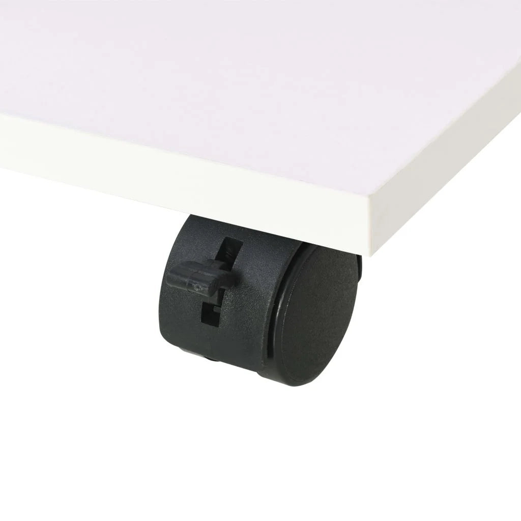 Mobiletto bianco con ripiani e ruote 50 cm codice 2702037/2