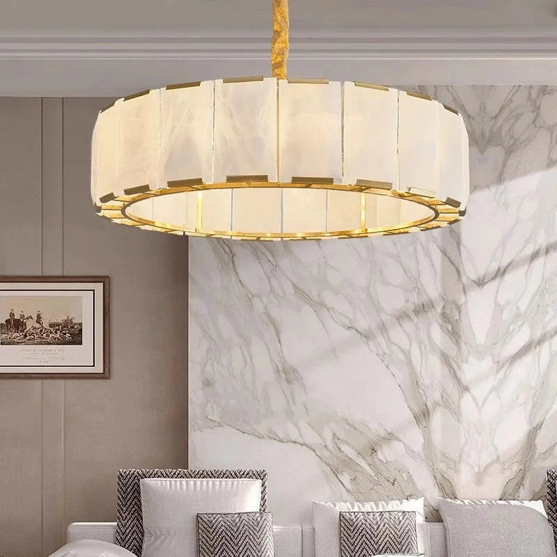 Lampada Da Soffitto APP1797-8CP Brush Gold