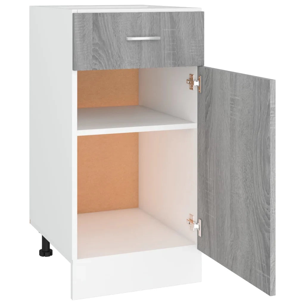 Mobile con Cassetto “Lyon” Grigio Sonoma 40x46x81,5 815571