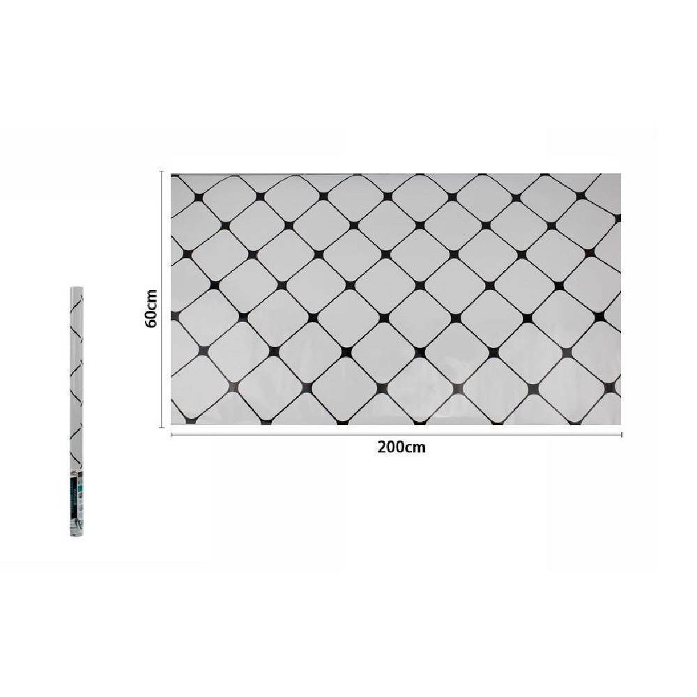 Trade Shop - Rotolo Adesivo Per Muri Parete Carta Da Parati Adesiva 60cm X 2mt Retinata 70861 -