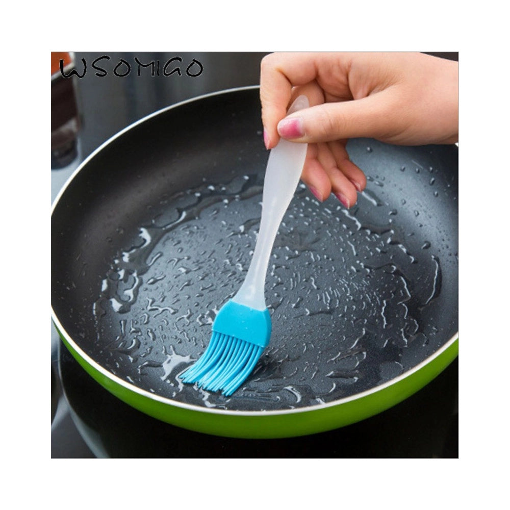 Trade Shop - Pennello Da Cucina In Setole Di Silicone Per Pasticceria Dolci Torta Cake -