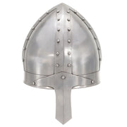 Elmo da Cavaliere Medievale Antico LARP in Acciaio Argento CFW9368738
