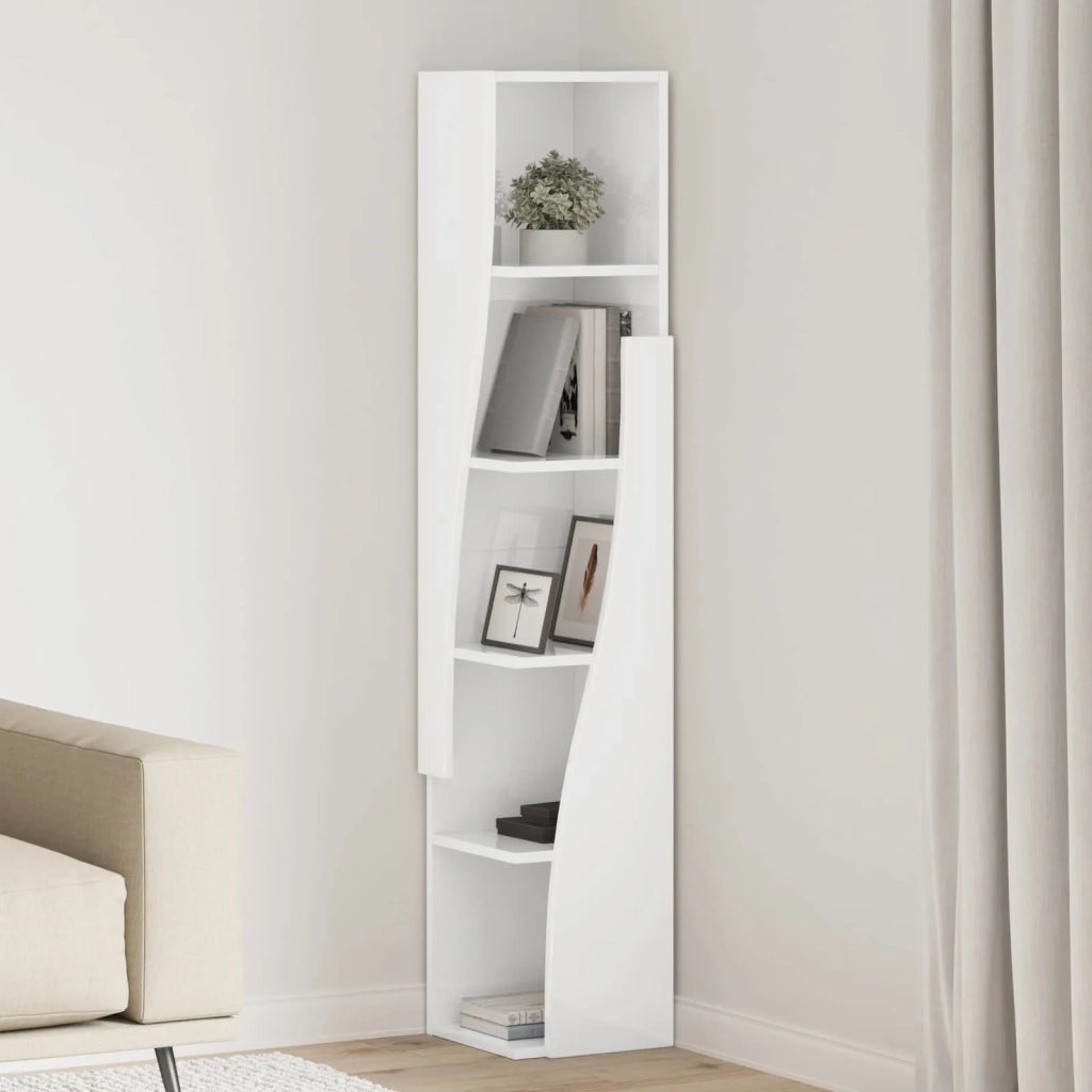 Mobile angolare 27,5x27x140cm Legno ingegnerizzato 889869