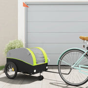 Rimorchio da Bici Nero e Verde 45 kg in Ferro 94151