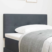 Testiera LED con luci a strisce a LED-Testata con LED Grigio 80 cm Poliestere