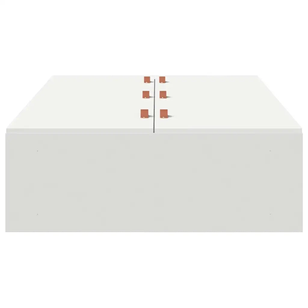 Struttura letto con contenitore Bianco 80 x 200 cm 3335333