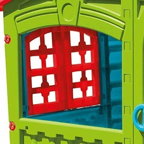 Casetta da Giardino Per Bambini in Plastica Casetta Per Bambini in Resina Plastica Gioco Bimbi Esterno Interno 102X90X10