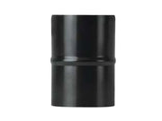 RACCORDO M/M PER STUFE A PELLET NERO OPACO PESANTE MM.1,2  ø cm.8 M/M    SAVE