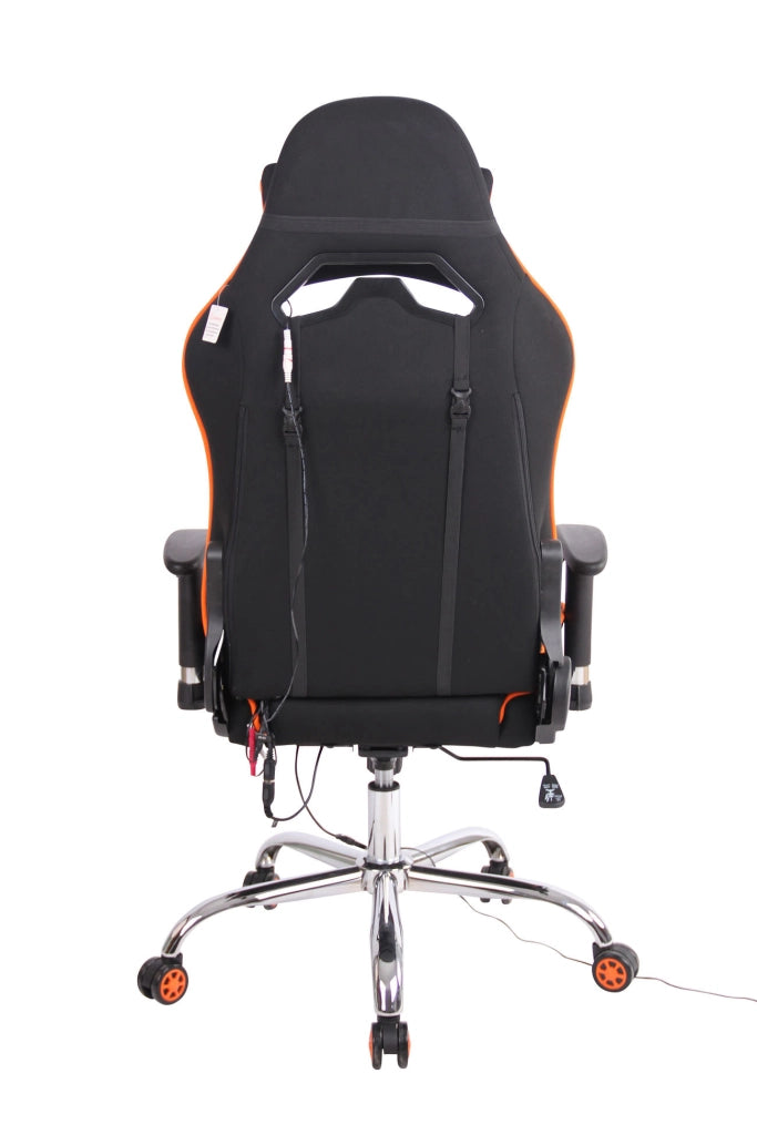 Sedia Ufficio Massaggiante Limit XM In Tessuto Nero/arancione