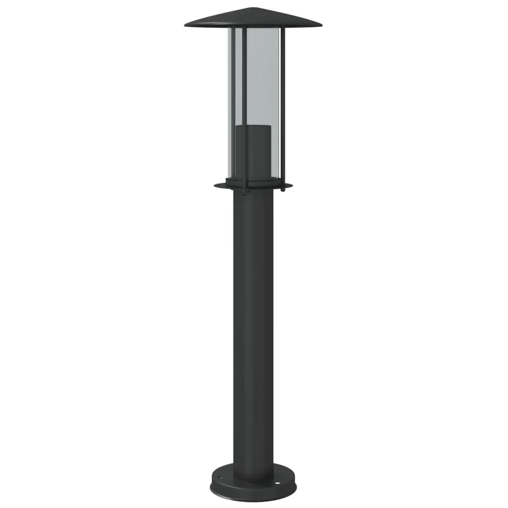 Lampade da terra per esterni 3 pezzi 60 cm acciaio inox nero 02_0042551