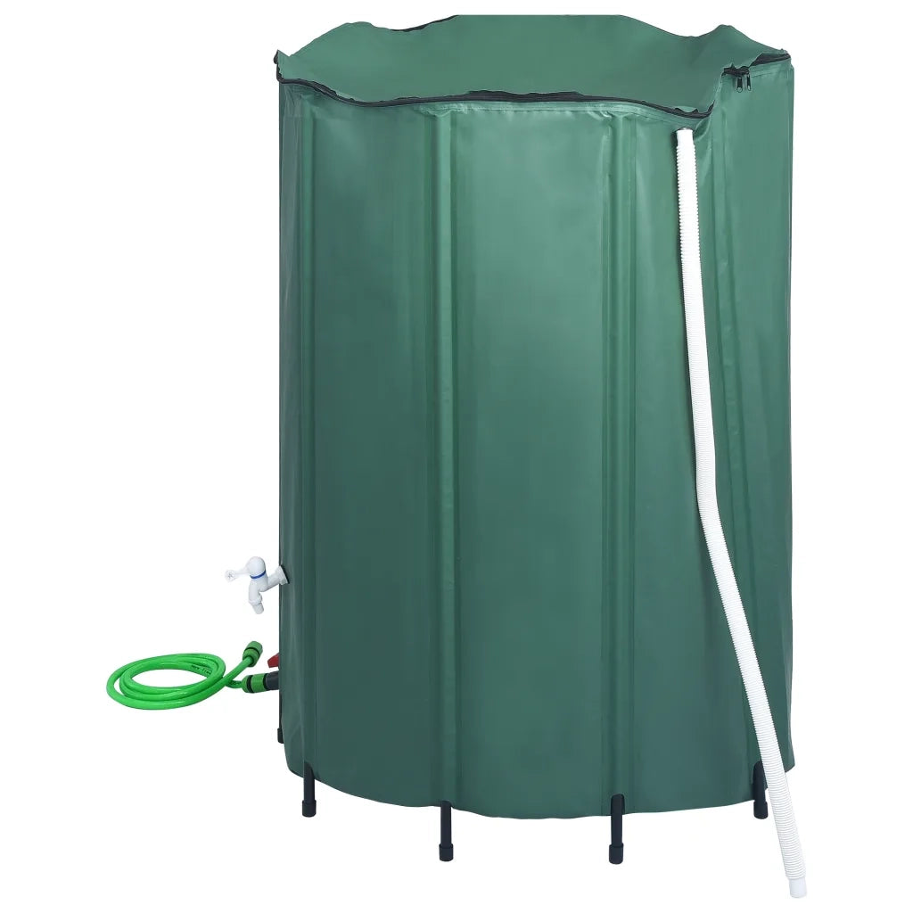 Serbatoio per Acqua Piovana Pieghevole con Rubinetto 1350 L 48609
