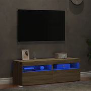 Mobili Porta TV con LED 2 pz Rovere Sonoma 60x35x40 cm 804416