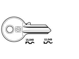 CHIAVI PER CILINDRI UNIVERSAL 3 SPINE GRANDI- - UL048 DX - 20 pezzi SILCA