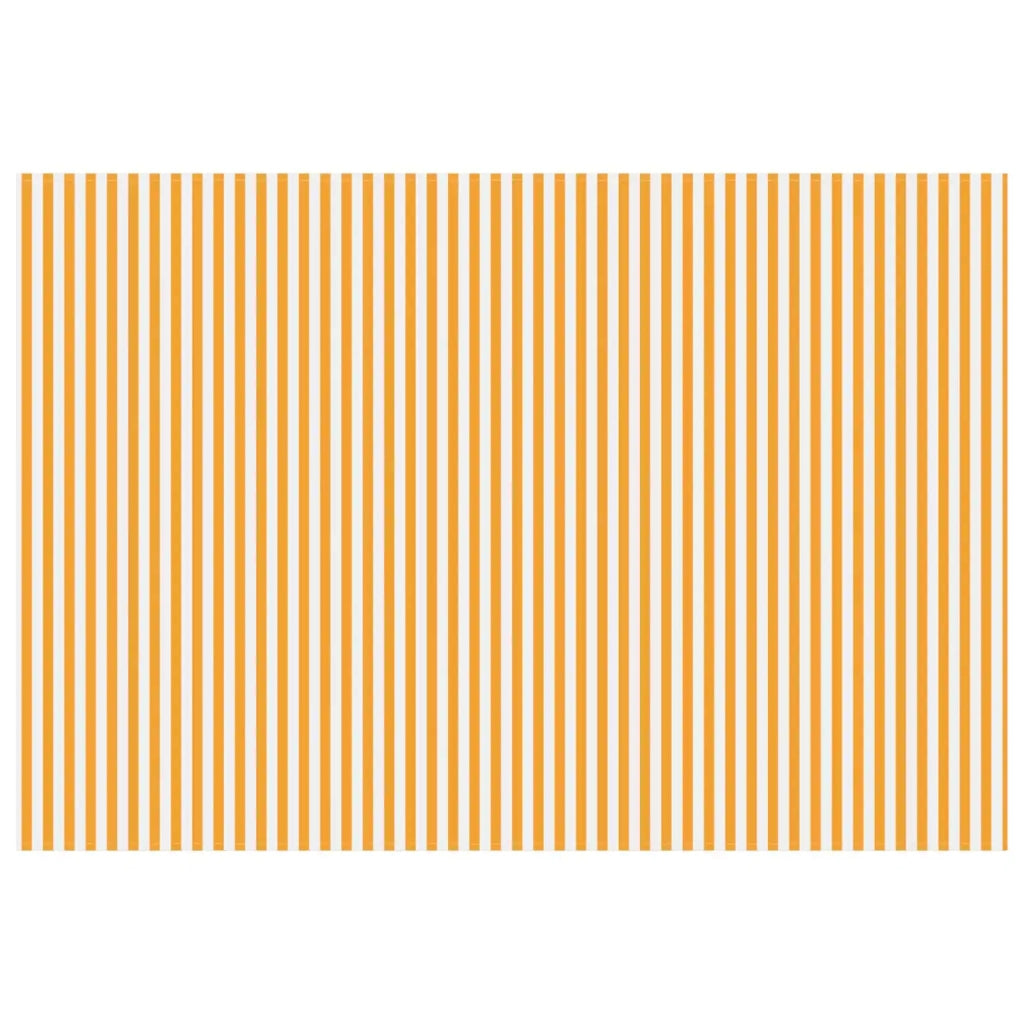 Telo di ricambio per tenda da sole Giallo e Bianco 400 × 300 cm 3444211