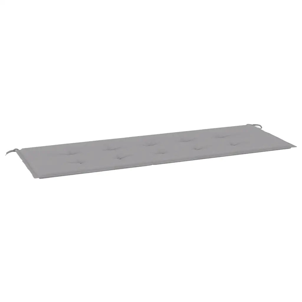 Cuscino per Panca-Cuscini per panchina Grigio 150x50x4 cm in Tessuto Oxford