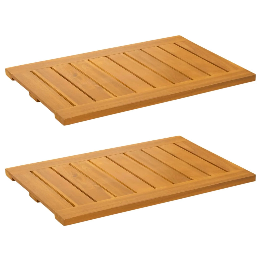 Tappeto da bagno Tinta unita Marrone 60 x 40 cm legno 42025266