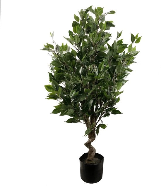 Ficus Artificiale, 110 cm, Pianta Ficus Permanente, LEAF-7371