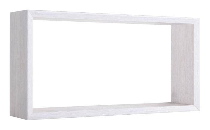 Mensola Cubo da Parete 70x35x15,5 cm in Fibra di Legno Artù Rovere Imperiale