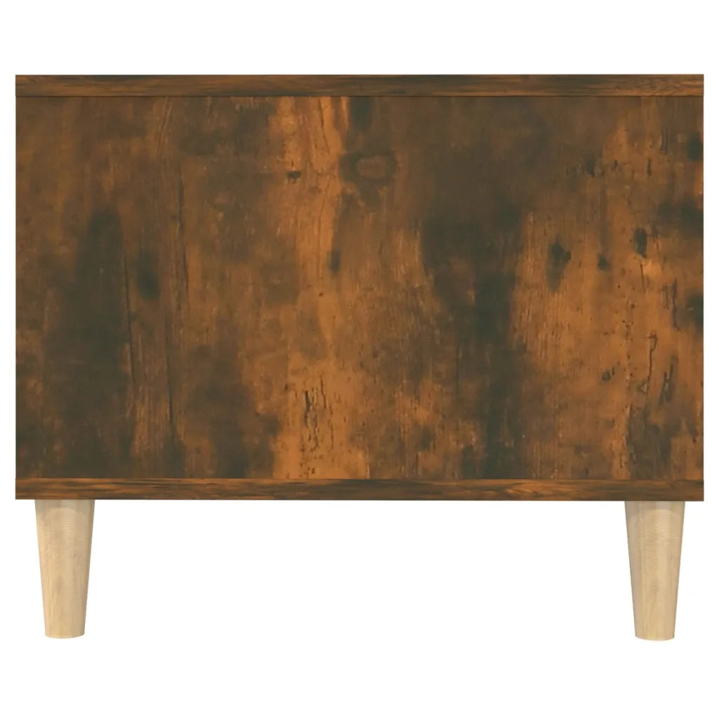 Tavolino da Salotto-Tavolino da soggiorno-Tavolo Rovere Fumo 102x50x40 cm Legno Multistrato 799740