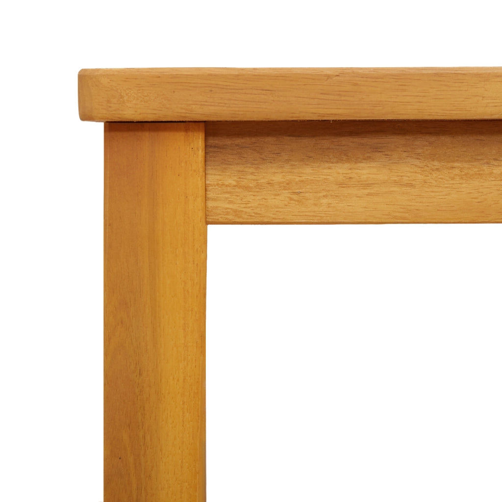 Tavolo Laterale da Giardino 35x35x34 cm Legno Massello di Acacia