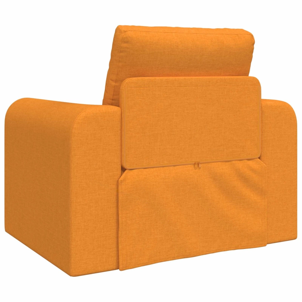 Divano letto | Sof¨¤ letto | Letto singolo Giallo Scuro 98 x 71 x 83 cm Tessuto