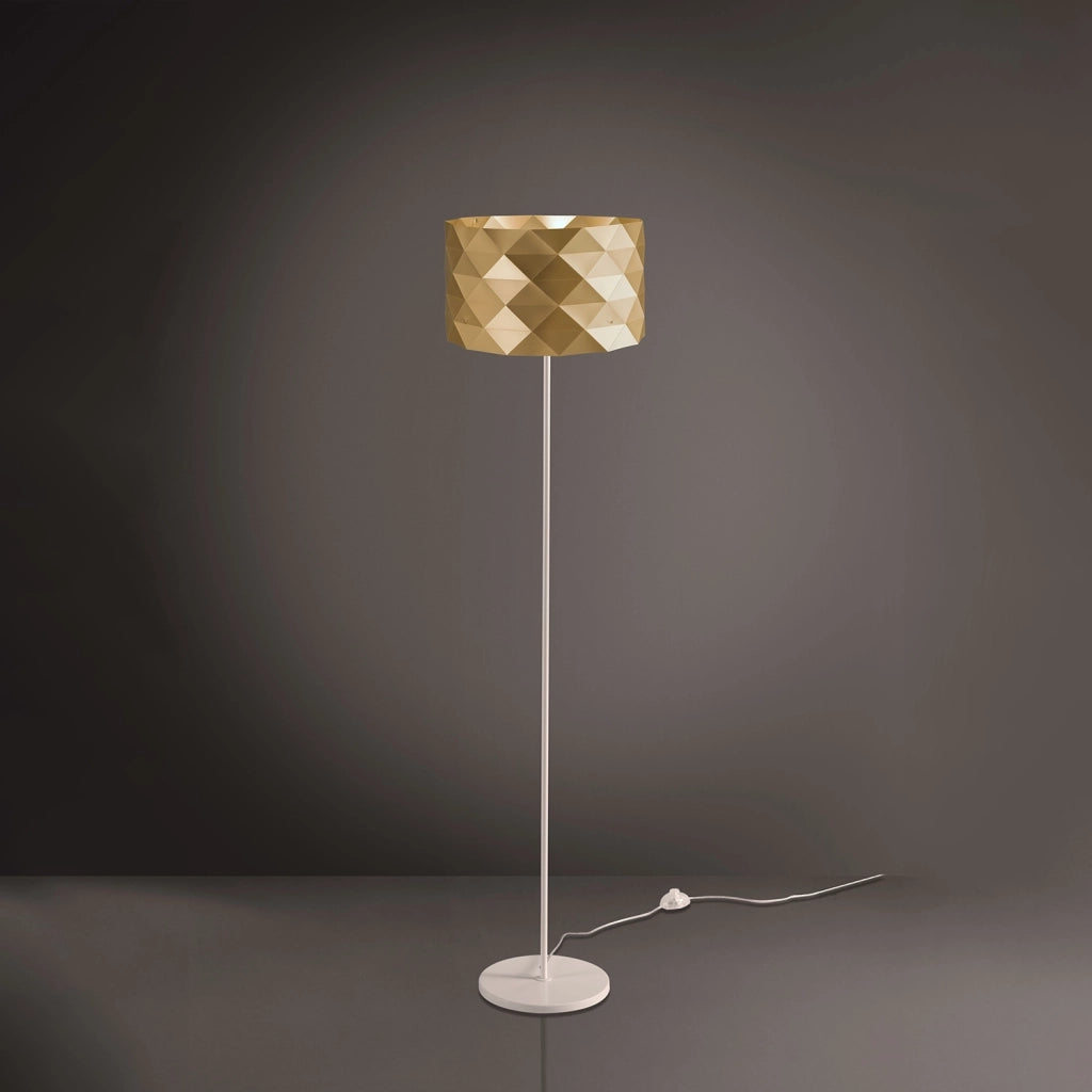 Piantana Moderna Prisma Polilux ® New Gold E Metallo 1 Luce E27