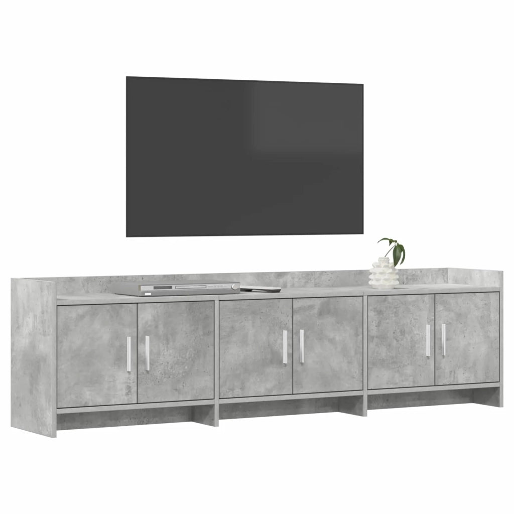 Mobile TV 168 x 33 x 47 cm Grigio Cemento Legno ingegnerizzato 8011206