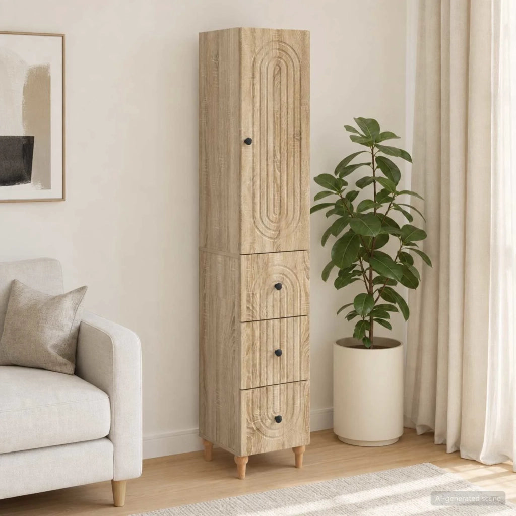 Set di armadi 2 pcs 33 x 34,5 x 90 cm Legno ingegnerizzato 3416468
