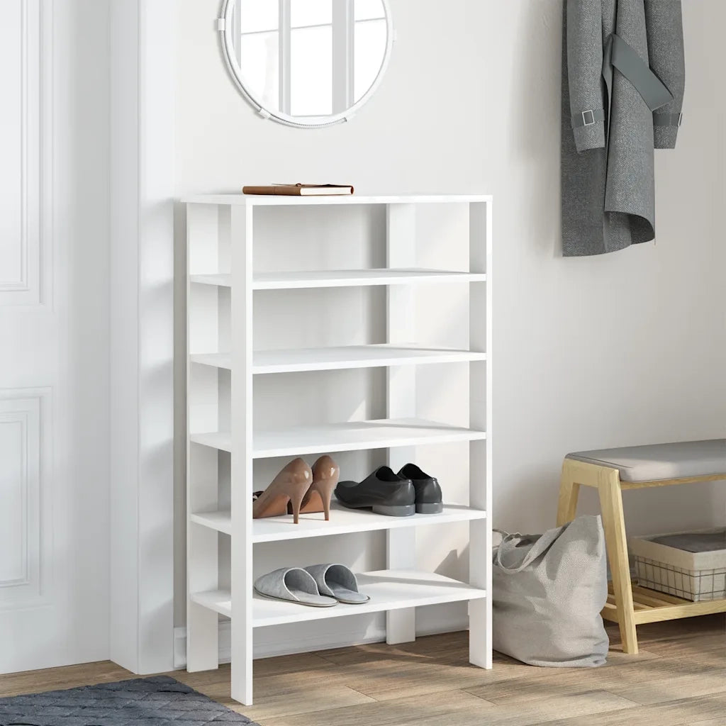 vidaXL Scarpiera Bianca 61x32x105 cm in Truciolato