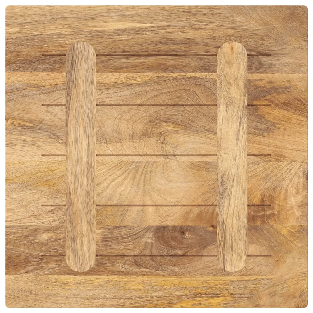 Piano per Tavolo 40x40x2,5 cm Quadrato Legno Massello di Pino 371444