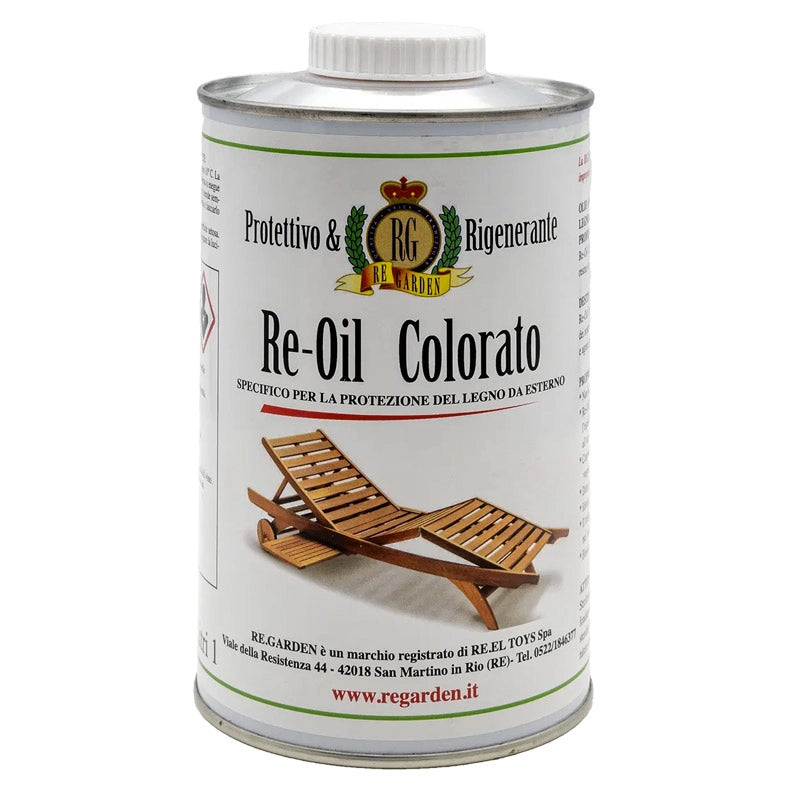 Olio per legno da esterno Re-Oil COLORATO by Regarden