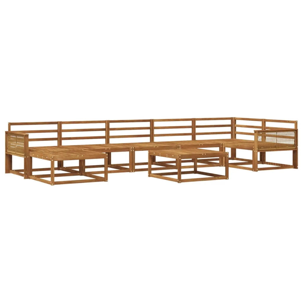 Set di divani da esterno 8 pcs Naturale 3382767