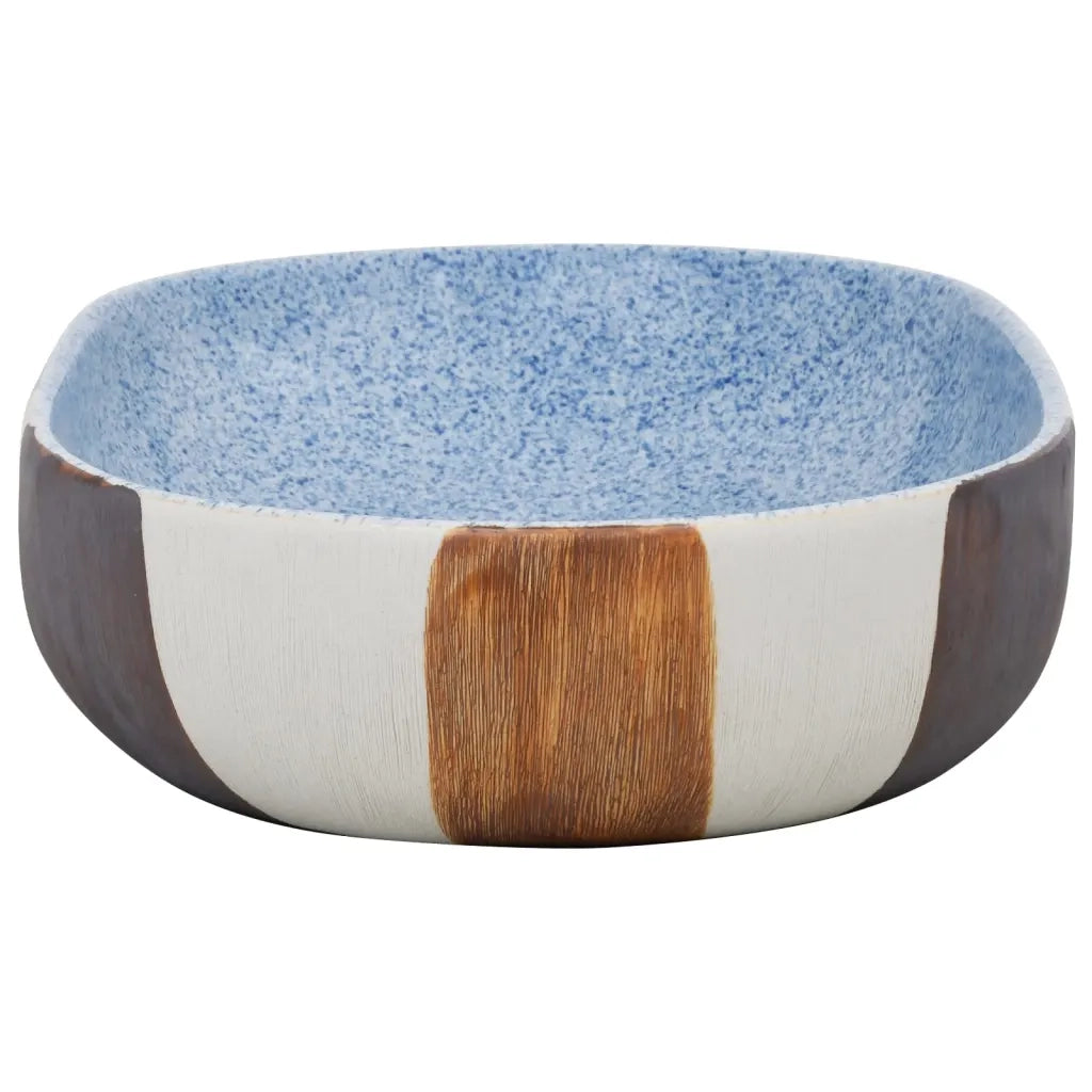 Lavabo da Appoggio Multicolore Ovale 59x40x14 cm Ceramica CFW2178992