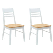 Sedie da pranzo 2 pz | Sedie da cucina Bianco 43 x 54 x 89 cm