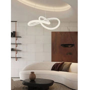 Trade Shop - Lampadario Led A Effetto Cristallo Intrecciato 40w Luce 6500k 3000k 4000k Lp-25b - -bianco Caldo      -