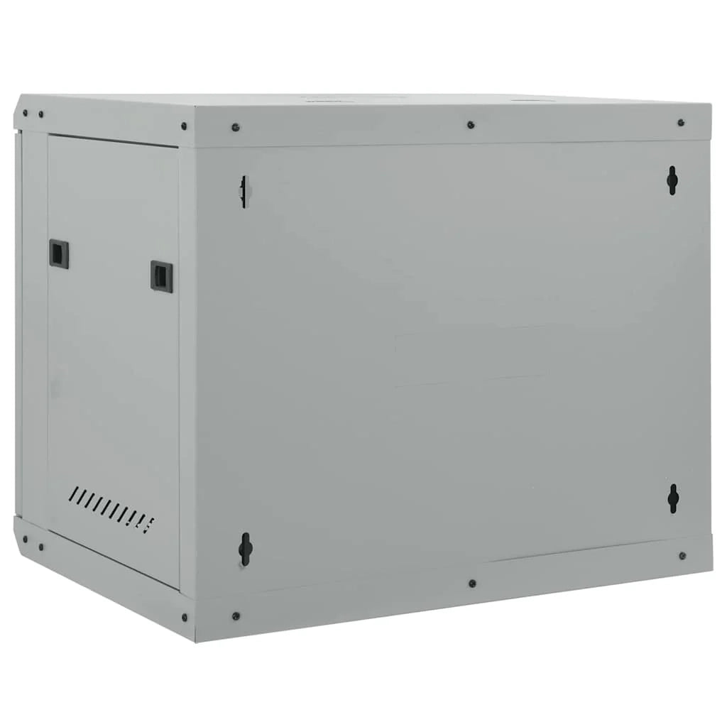 Armadio di rete industriale con vano interno 60 x 45 x 50 cm conforme alle normative di sicurezza in acciaio grigio 02_0059066