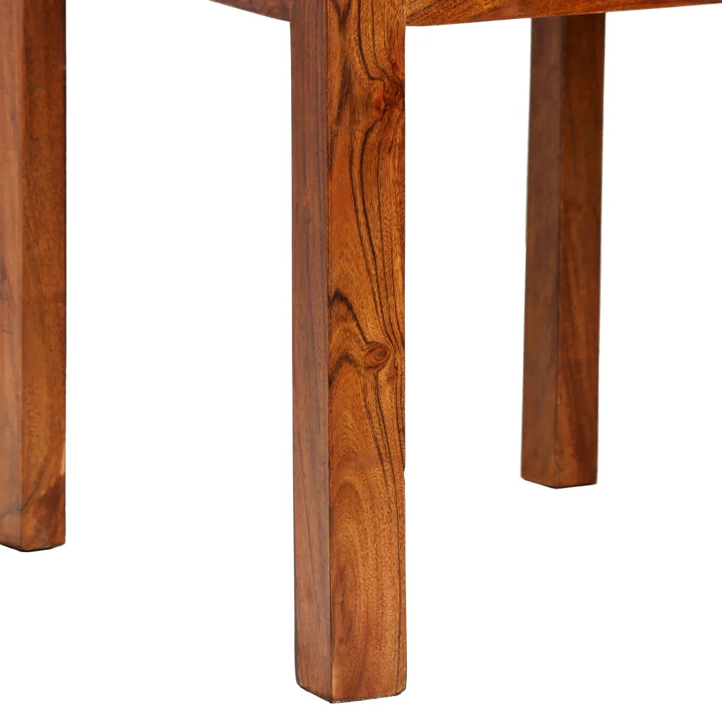 Sedie da Pranzo 2 pz | Sedie da cucina in Legno Massello con Finitura Ambra