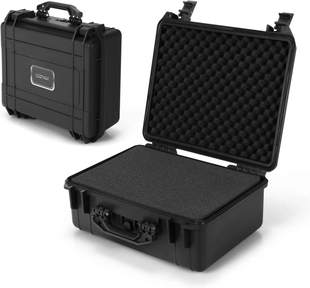 Valigetta per Macchina Fotografica Impermeabile, Custodia per Fotocamera con inserto in Schiuma Personalizzabile, Impermeabile IP66 e Antipolvere (56 x 44 x 22 cm+Grigio)