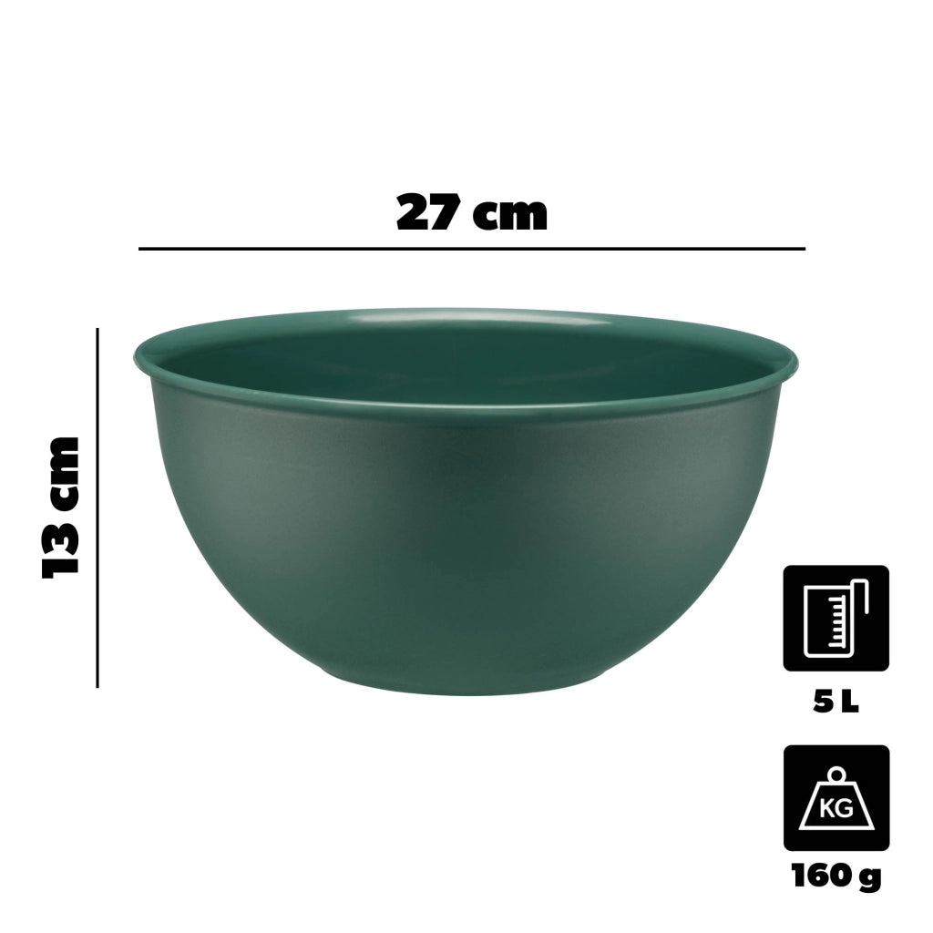 Ciotola da cucina in plastica KADAX, grande, universale, 5 litri, per macedonia di frutta, 27 cm