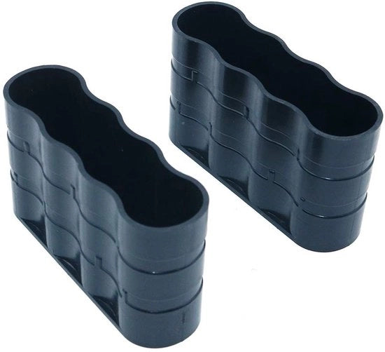 Manubri per tavola da surf - 2 pezzi - Nero - Plastica - Padda per tavola da surf - Dimensioni 10,3x3,2x6 cm - Manubri per tavola da surf