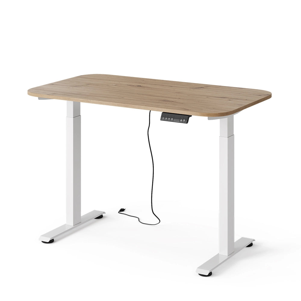 Vicco Scrivania Bianco/Artisan 120 x 70 cm 2 motori