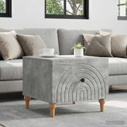 Tavolino da salotto con cassetto Grigio Cemento 49 x 50 x 40 cm 894278