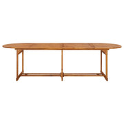 Tavolo da Pranzo per Esterni 280x90x75cm Legno Massello Acacia 315950