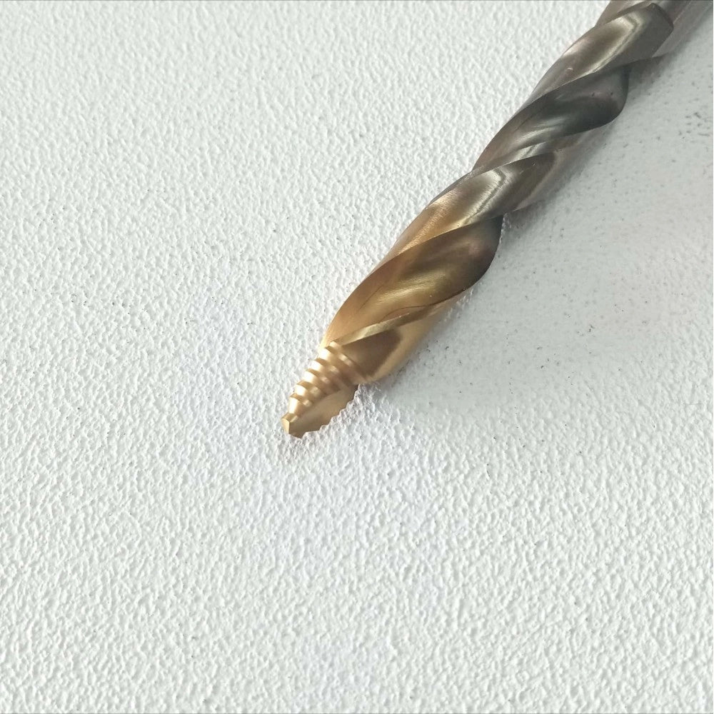 Stella bianca set 19 punte elicoidali hss cobalto 8% din 338 con imbocco a gradini