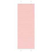 Tenda Plissettata Rosa 70x200 cm Larghezza Tessuto 69,4 cm