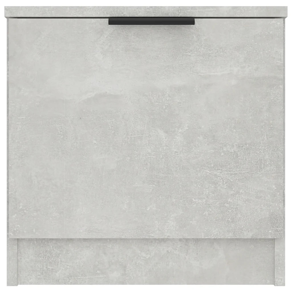 Comodino Grigio Cemento 40x39x40 cm 811204