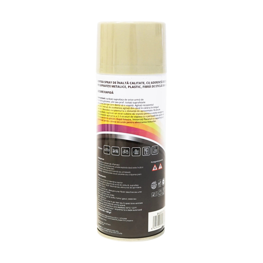 Spray vernice auto BEIGE GREY OLIVE tipo Zetor professionale con asciugatura rapida 450ml MAGIC