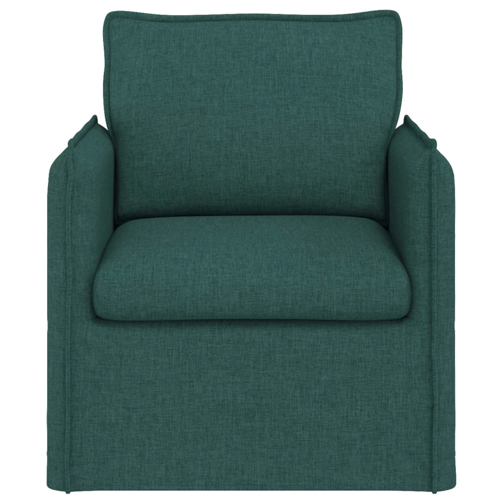 Divano Verde Scuro 195 x 82 x 85 cm Tessuto