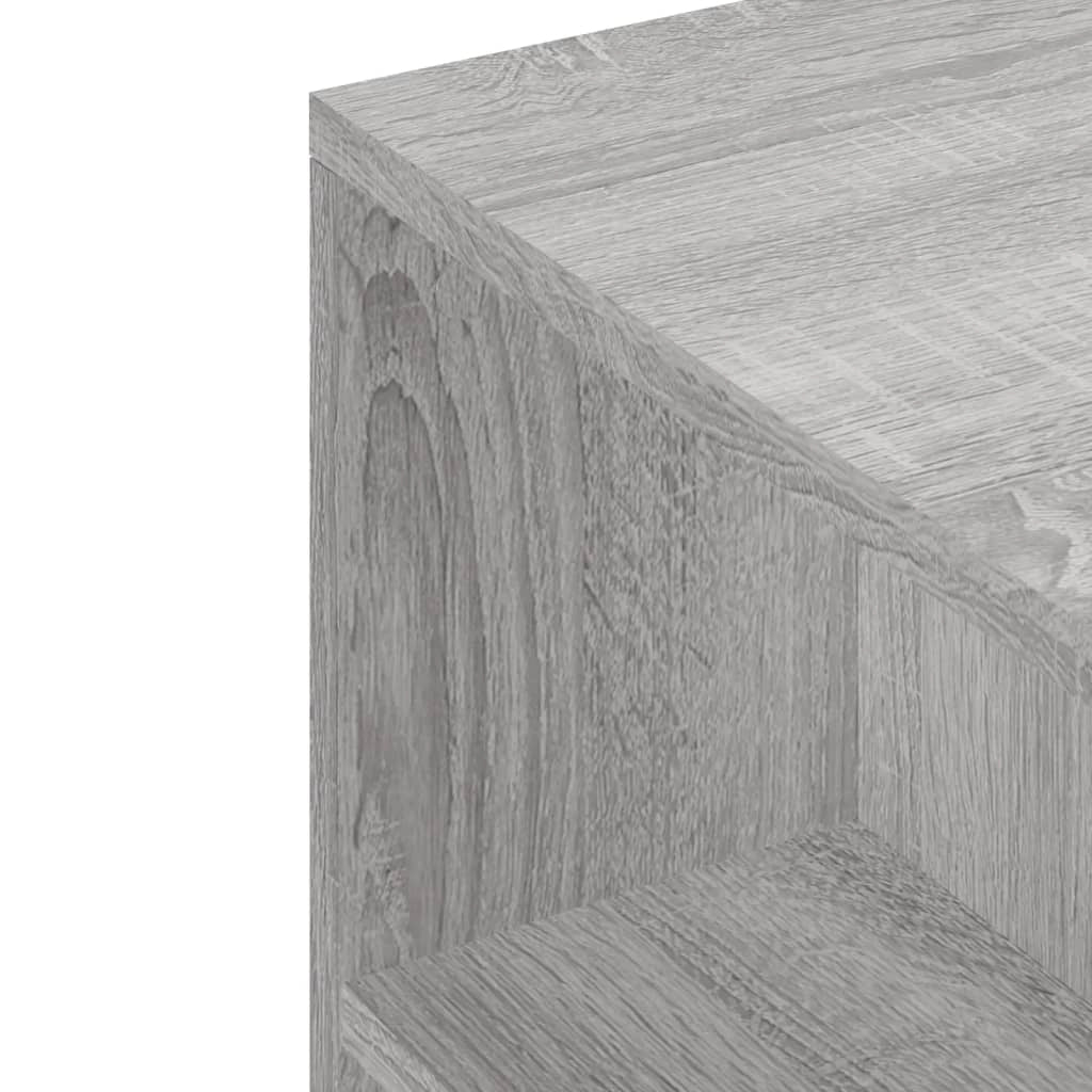 Mobile TV multimediale mensola TV credenza TV sala da pranzo soggiorno camera da letto Sonoma 102 x 34,5 x 43 cm legno ingegnerizzato grigio 02_0028348